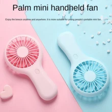 1入可充電手持風扇-USB充電便攜迷你風扇，800mAh電池，適用於旅行、辦公室、戶外和家用空調