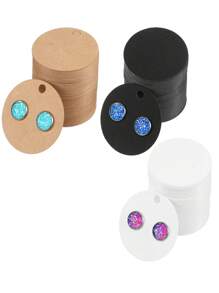 50入組耳環和項鍊收納展示卡，用於珠寶包裝 - 彩色 - 查看 4