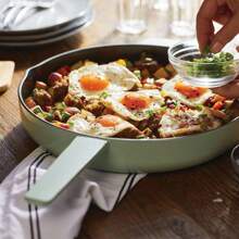 kitchenaid 12" Cast Iron Open Skillet - Green - View 3