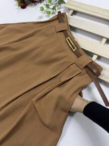 Women Skirts - Brown - View 4