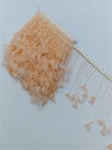 1Yards 10-15cm-4-6inch Pheasant Chicken Feathers Trims Sewing In Dress Fringe For Clothes Diy Needlework Decor Wedding Plume Crafts Accessories