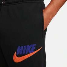 Men's Nike Club Fleece Chenille Futura Jogger Pants - FN3094-010/Black/Black - View 5