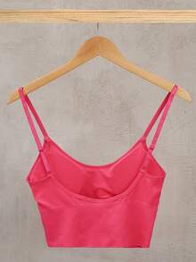 Premium seamless super stretch top tirante - Rosa Fucsia - Ver 3