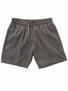 Men Shorts - Rust Brown - View 1