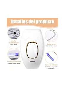 Depiladora De Luz Pulsada Láser Permanente Sin Dolor Lpl - Tipo de Enchufe A USA (110-127V) - Ver 4
