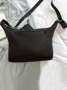 Túi đeo chéo nữ mới Túi đeo vai dung tích lớn Túi đeo vai thường ngày Xu hướng Túi xách nữ - màu đen - Xem 2