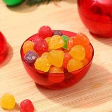 5入組聖誕蘋果糖果盒，禮品糖果派對用品，婚禮糖果盒，禮盒-多用途包裝盒禮物袋派對廚房 - 彩色 - 查看 4