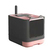 1PC Cat Litter Box Cat Toilet Super Large Space Fully Enclosed Anti-Leakage Sand Cat Basin Kitten Litter Box Anti-Splashing, Easy To Clean And Install