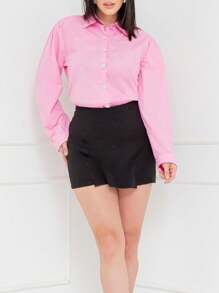 Women Blouses - Màu Hồng baby - Xem 5