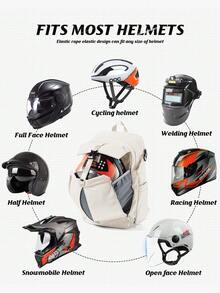 大容量笔记本电脑背包可容纳 15.6 英寸笔记本电脑，带多个口袋的防水旅行背包，大学学校背包，初中、高中学生书包，简约黑色背包，旅行必需品返校学校用品书包大容量书包万圣节男士礼物秋季圣诞节尖叫包男士背包冬季圣诞节礼物旅行包 - 米色 - 查看 3