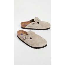 Birkenstock Boston SFB Clogs - Taupe - View 6
