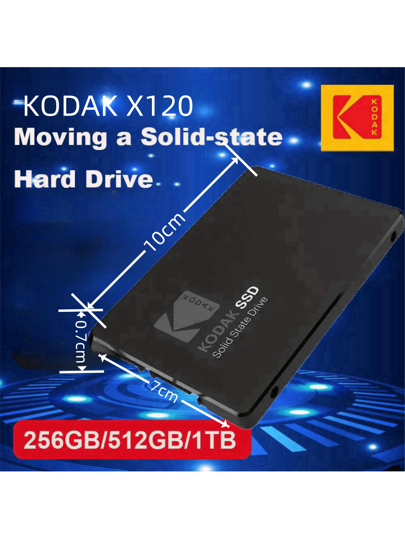 KODAK X120 PROシリーズ 1TB SSD Kodak X120 PRO SSD Drive HDD 2.5 Hard Disk SSD 120GB 1TB