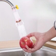 1 قطعة مرشح رشاش الحنفية، رأس دش سريع التدوير 360 درجة مقاوم للتناثر، موفر للمياه لحوض الحمام