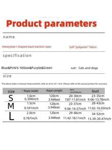 全新卡通狗牽引帶胸背帶套裝，錐形胸背帶寵物牽引帶，適用於狗和貓走路