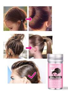 防毛躁发蜡棒，造型发蜡棒，控制飞散的头发 - 白色 - 查看 9