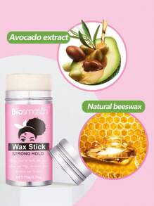 防毛躁发蜡棒，造型发蜡棒，控制飞散的头发 - 白色 - 查看 6