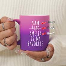 1 stuk gepersonaliseerde grappige favoriete kindmok, kerstcadeau voor moeder, favoriete zoon, favoriete dochter, gepersonaliseerde moedermok, moedercadeau, Moederdagcadeau