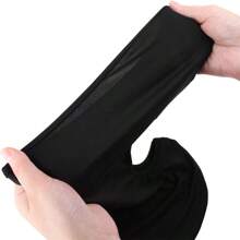 3 Stücke Herren/Damen Ski Maske Balaclava Vollgesichtsmaske, Sommer kühle Nackenmaske, UV-Schutz Motorrad Ski Schal, winddichte Balaclava Sonnenschutz atmungsaktive Gesichtsmaske feuchte Tücher, UV-Schutz Ski Schal, geeignet für Männer und Frauen zum Rollenspiel, Outdoor Reiten, Motorrad, Fahrrad, Skateboarden, Wandern - 3 Stück schwarz - Übersicht 4