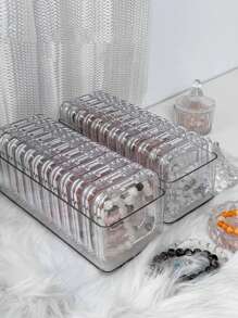 1pc Personalized Customized Nail Art & Jewelry Storage Box, Custom Birthday/Personal/Festival Gift - one-size - View 2