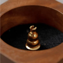 A Solid Color Walnut Incense Burner - Dragon And Phoenix Cover Walnut Zen Tea Ceremony Incense Burner Home Decoration Chinese Style Indoor Agarwood Spice Aromatherapy Hollow With Cover Incense Holder Bottom Gifts Birthday Graduation