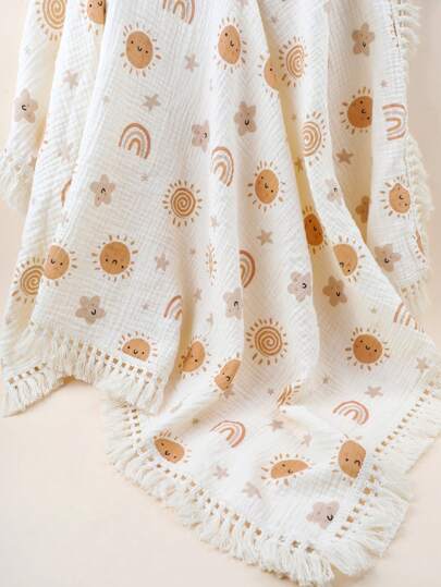 بطانية عربة الأطفال، بطانية خفيف متعدد الاستخدامات وعملي للصيف