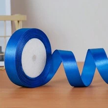 1 Roll 2cm Wide Ribbon, Satin Ribbon, DIY Ribbon For Bows, Gift Wrapping,