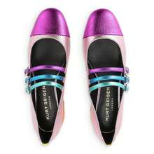 Áo phông crop top của Hải quân nữ Michigan Wolverines Wordmark - đa - Xem 4