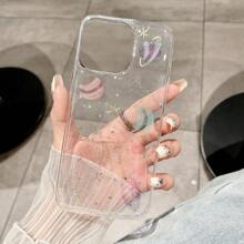 星座星空闪粉防滴液TPU手机壳防水防震防摔防刮 - 白色 - 查看 7