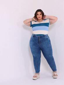 Plus Size Blouses - 彩色 - 查看 3