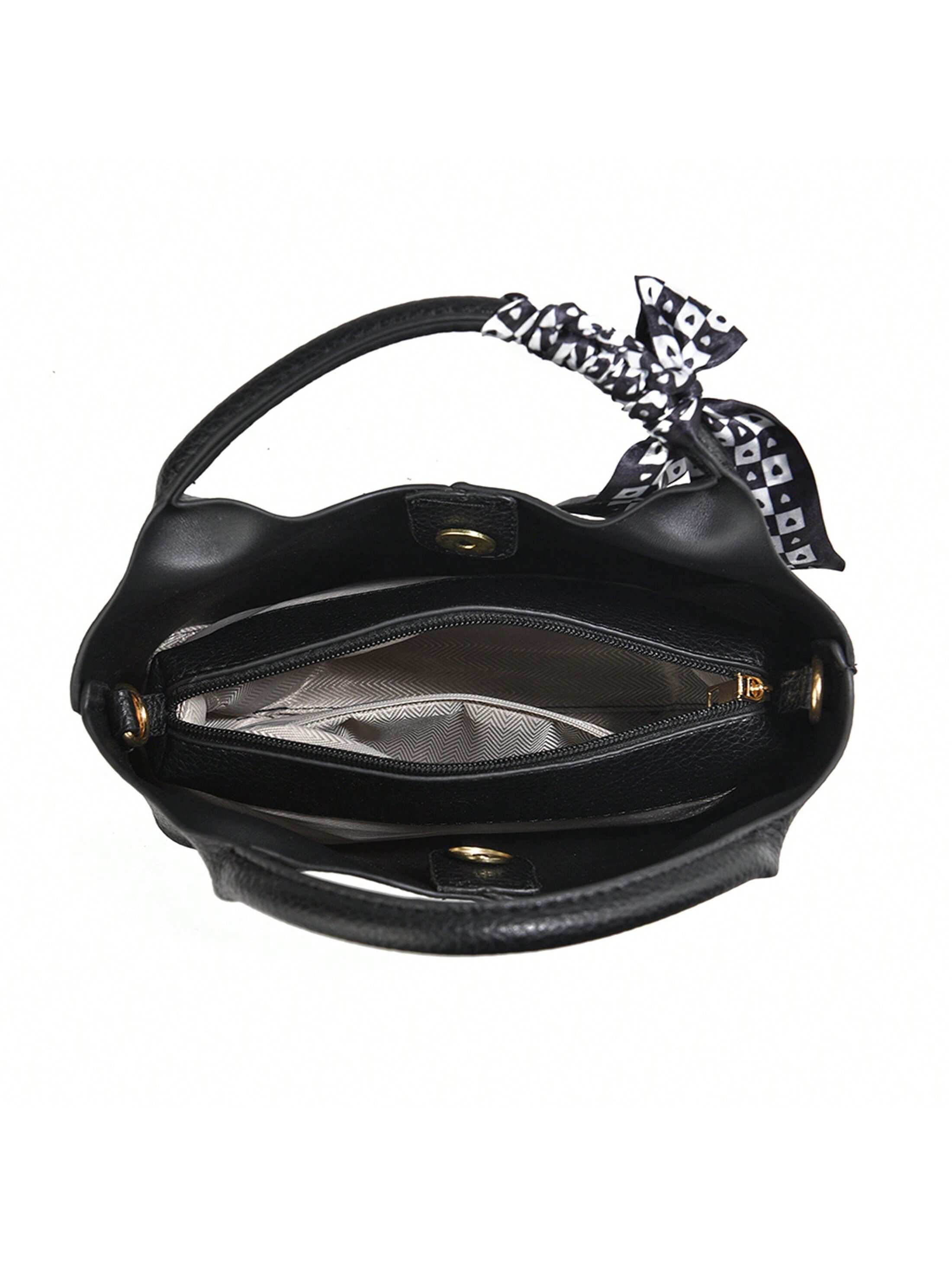 قطعة واحدة من حقيبة يد النساء الجلد الاصطناعي الأس...