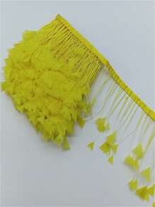1Yards 10-15cm-4-6inch Pheasant Chicken Feathers Trims Sewing In Dress Fringe For Clothes Diy Needlework Decor Wedding Plume Crafts Accessories