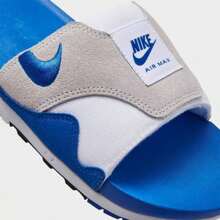 Nike Chanclas & Zapatillas de Hombres - FJ4007-100/Blanco/Negro/Gris neutro claro/Azul real - Ver 4