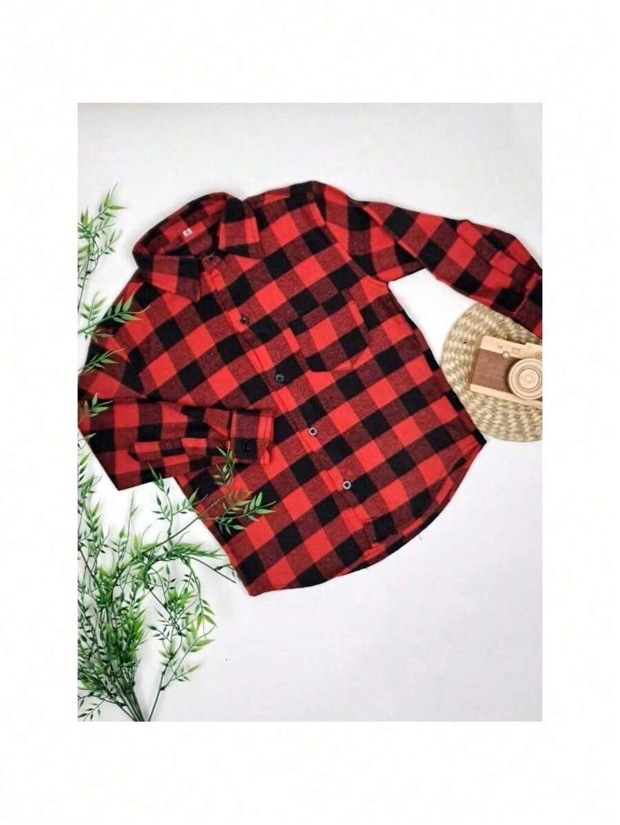 Teen Boys Shirts - Red - View 1
