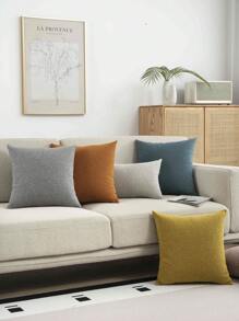 1/2 pièces Taie d'oreiller avec motif en maille de diamant, couleur beige minimaliste moderne, en tissu jacquard doux et soyeux en fausse cachemire. Convient pour le canapé, la chaise, le lit, la décoration du salon et de la chambre. Doux et agréable pour la peau en toutes saisons