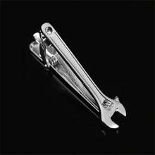 1入獨特的朋克武器形狀領帶夾，男士領帶配飾 - 銀色 - 查看 31