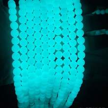 1 Pack Of Multiple Sized Glow-In-The-Dark Beads, Luminous Stone Beads For DIY Bracelets And Necklaces. Suitable For Various DIY Jewelry Designs. Can Be Used In Various Settings. - Multicolor - View 10