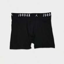 Boyfriend Style Men's Jordan Flight Cotton Boxer Briefs (3-Pack) - JM0622-610/Black/Grey/Red - View 3
