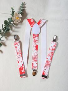 Elastische Hosenträger, personalisierte bedruckte verstellbare Hosenträger, Hosen-Hosenträger Halloween Valentinstag Halloween Accessoires, Halloween Kostüme geeignet für Herbst und Winter Herbst-Winter Accessoires Halloween Kostüm, geeignet für Teenager, Jugendliche, Herren, Lässig, Outdoor, Sport, Urlaub, Abschlussgeschenke, Geburtstag, Alltagskleidung