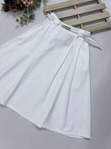 Women Skirts - White - View 2