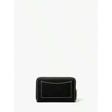 Michael Kors Michael_kors | Jet Set Small Topstitched Leather Wallet - Black - View 4
