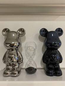 1入隨機顏色5分鐘滴漏沙玻璃辦公桌內部裝飾 - 彩色 - 查看 1