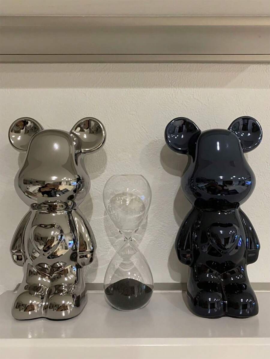 1入隨機顏色5分鐘滴漏沙玻璃辦公桌內部裝飾 - 彩色 - 查看 1