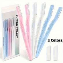 6 Count-Dermaplaning Tool For Face, Eyebrow Razor Face Razors For Women, Multipurpose Dermaplane Razor With Precision Cover, Eyebrow Trimmer, Facial Hair Removal For Women - Multicolor - View 11