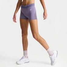Women's Nike Pro Dri-FIT Mid-Rise 3" Mesh Shorts - FN3336-509/Daybreak/White - View 1