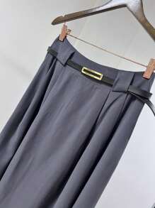 Women Skirts - Dark Grey - View 3