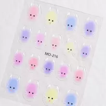 2 Miếng Dán Móng Tay Nghệ Thuật 3D Jelly Cat, Phong Cách Ngọt Ngào Và Đáng Yêu, Miếng Dán Móng Tay Mèo Nhiều Màu Sắc Cho DIY Móng Tay Nghệ Thuật - Nhiều màu - Xem 8