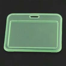 Assorted Color Transparent PP Solid Color Single-Layer Student Card Case Minimalist Candy Color Card Sleeve Card Holder Wallet Business Card Holder Credit Card Holder Id Card Holder Women For Women For Men Card Wallet