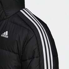 Adidas Men's Essentials Midweight Down Hooded Jacket - Black - View 7