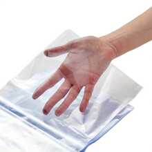 100 个 PVC 热收缩包装袋，6-50 厘米宽收缩膜透明密封膜防尘热收缩膜袋，无味透明包装自制 DIY 家居项目礼物沐浴球肥皂情人节 - 無色 - 查看 5
