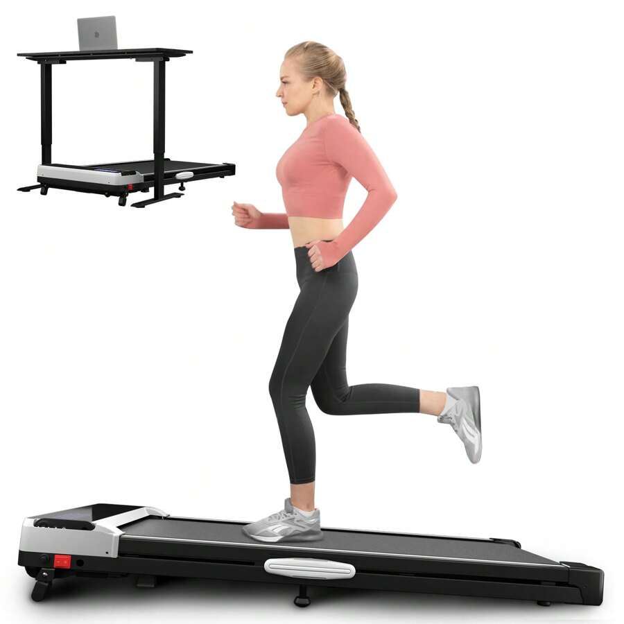 Cinta caminadora de inclinación - cinta caminadora portátil debajo del escritorio para oficina en casa - cinta caminadora 4 en 1 para caminar y correr - cinta caminadora compacta de 2.5HP con control remoto